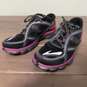 Brooks 1201551B088 Pure Flow 3 Black Running Sneaker Shoes Women's US 8